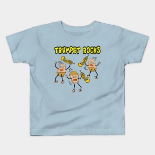Trumpet Rocks Kids T-Shirt